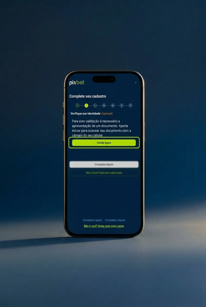 Aplicativo Pixbet aberto no celular exibindo apostas em hóquei no gelo com odds ao vivo e menu de navegação