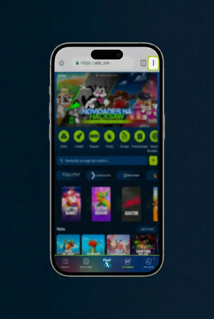 Tela de instalação do APK Pixbet no Android com passos para baixar e jogar Aviator no celular