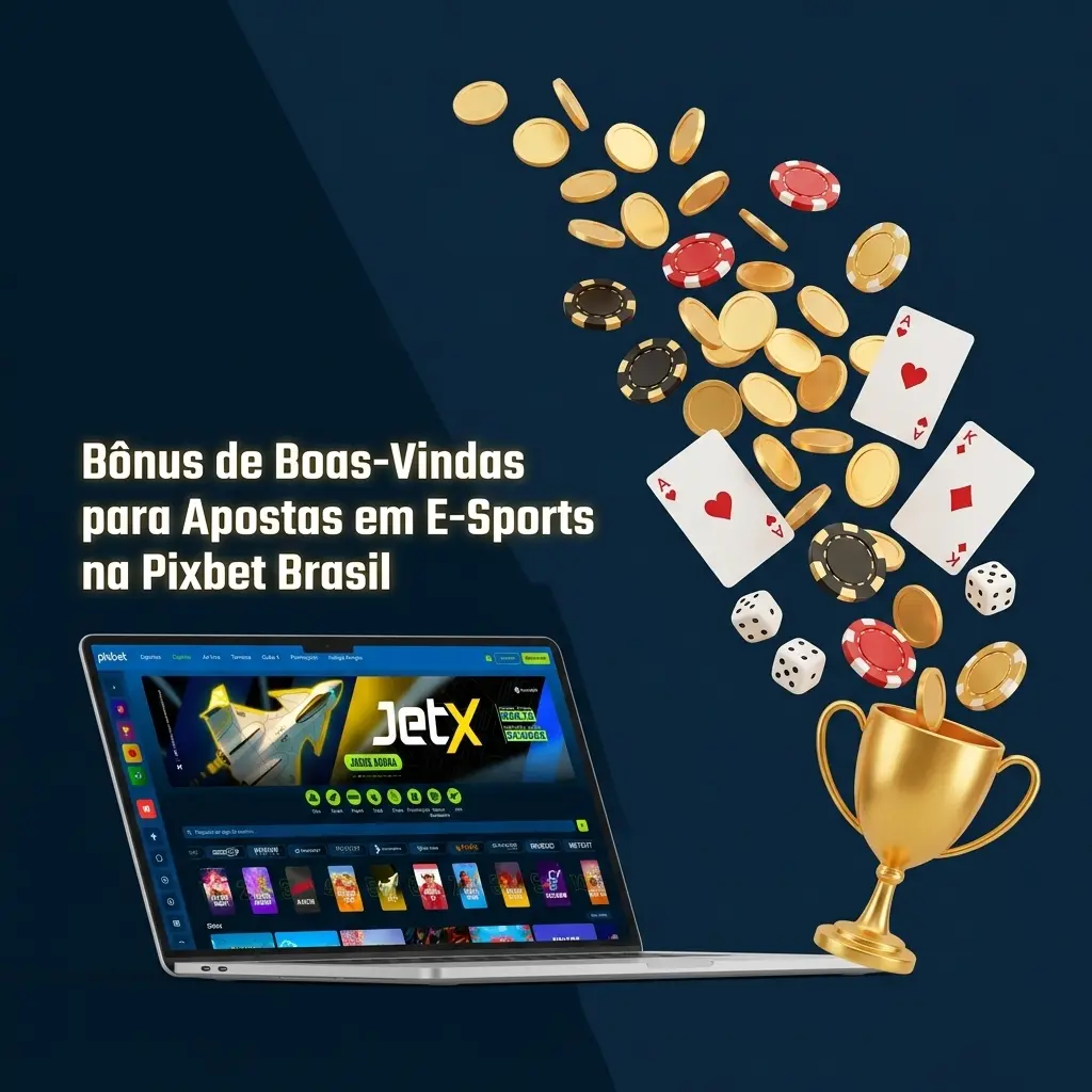 Bônus de boas-vindas Pixbet para apostas em e-sports com depósito via Pix e crédito automático na conta