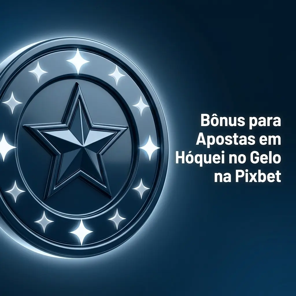 Bônus de boas-vindas Pixbet 100% até R$1.000 para apostas em hóquei no gelo com rollover de 5x