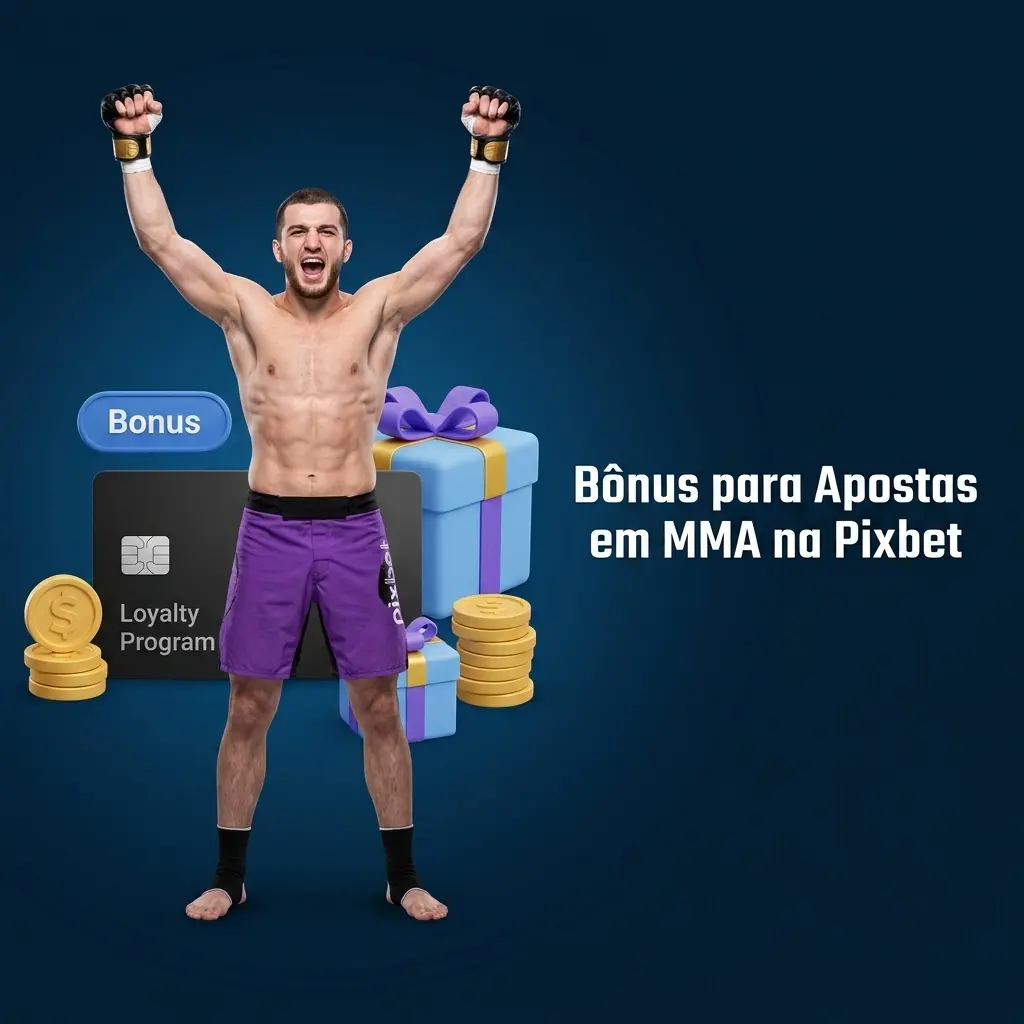 Bônus de boas-vindas Pixbet para apostas em MMA e UFC com 100% no primeiro depósito até R$1.000