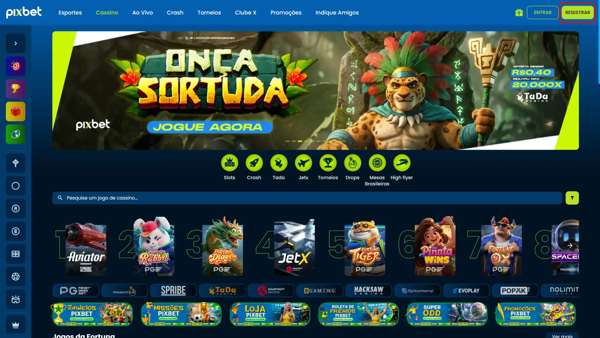 Acesse o cadastro oficial da Pixbet para iniciar o seu registro.