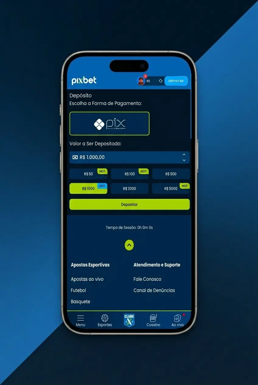 Passo a passo para começar a apostar em futebol na Pixbet, desde o cadastro até confirmar a aposta