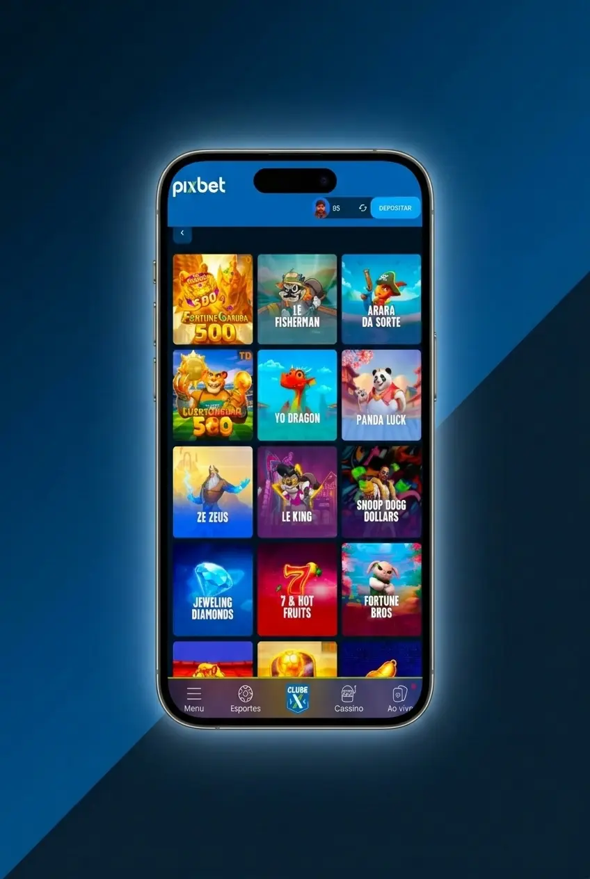 Guia passo a passo para começar a jogar slots na Pixbet, desde o depósito até girar os rolos