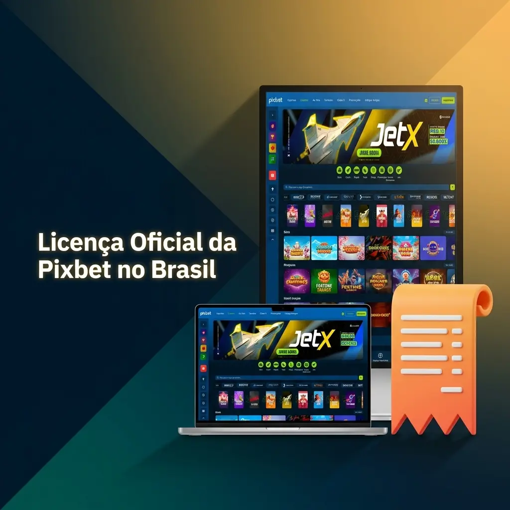 Licença oficial da Pixbet no Brasil emitida pelo Ministério da Fazenda, regulamentada pela Lei nº 13.756/2018