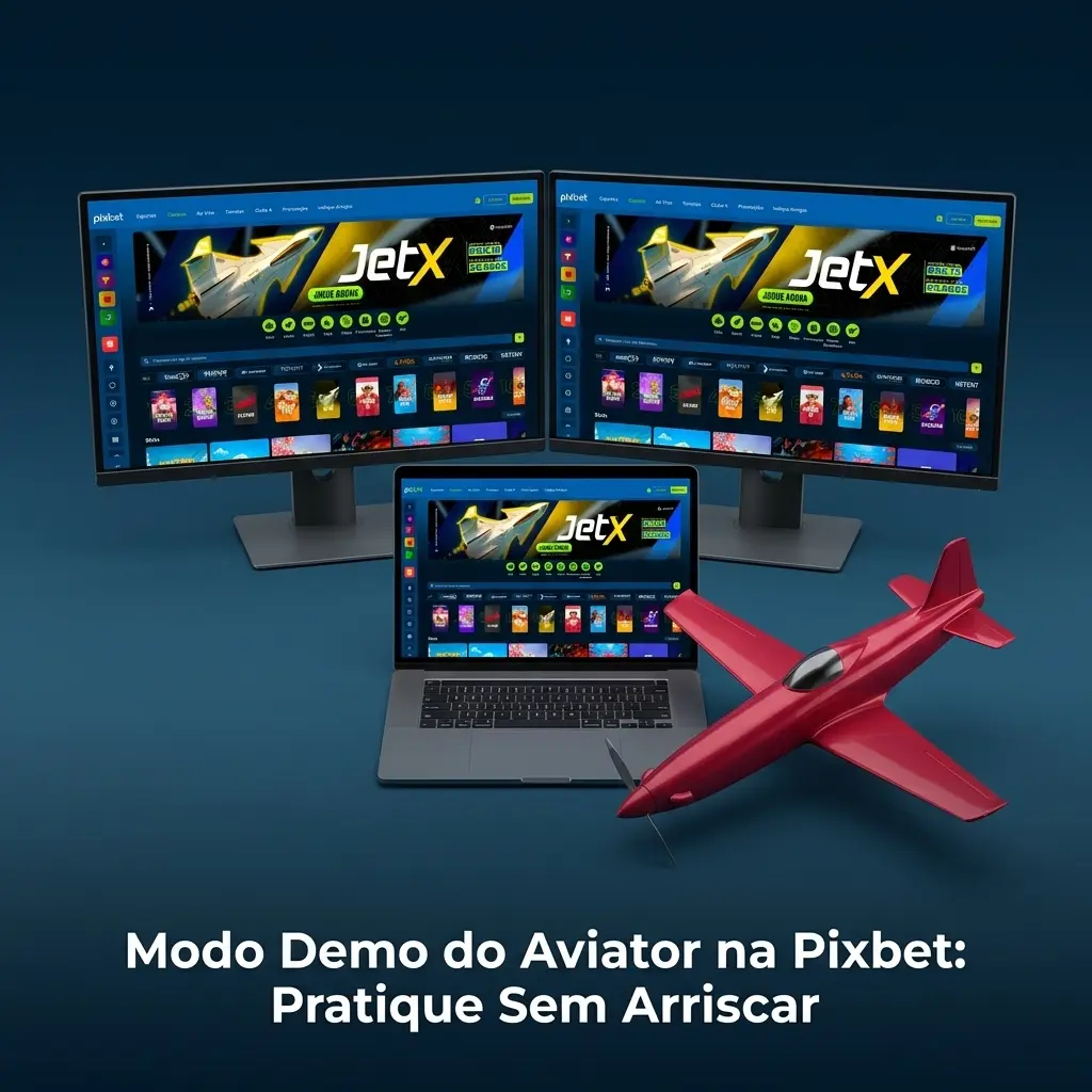Modo demo do Aviator na Pixbet com créditos virtuais para praticar sem risco financeiro antes de apostar