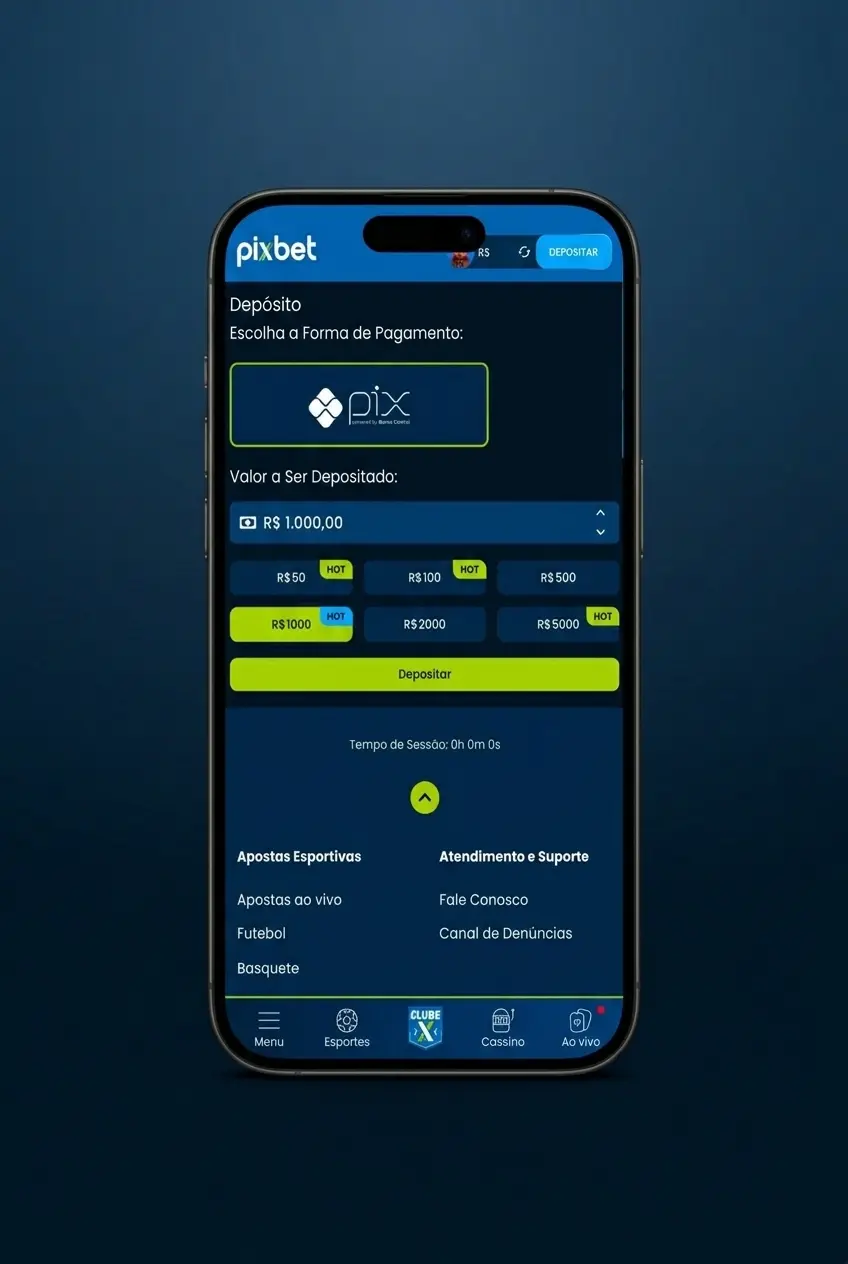 Passos numerados para começar a apostar no app Pixbet, do download ao saque de ganhos