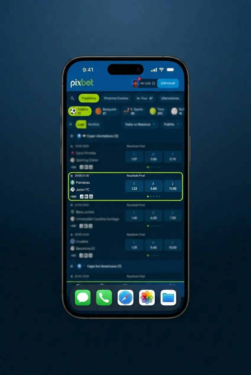 Passos numerados para começar a apostar no app Pixbet, do download ao saque de ganhos
