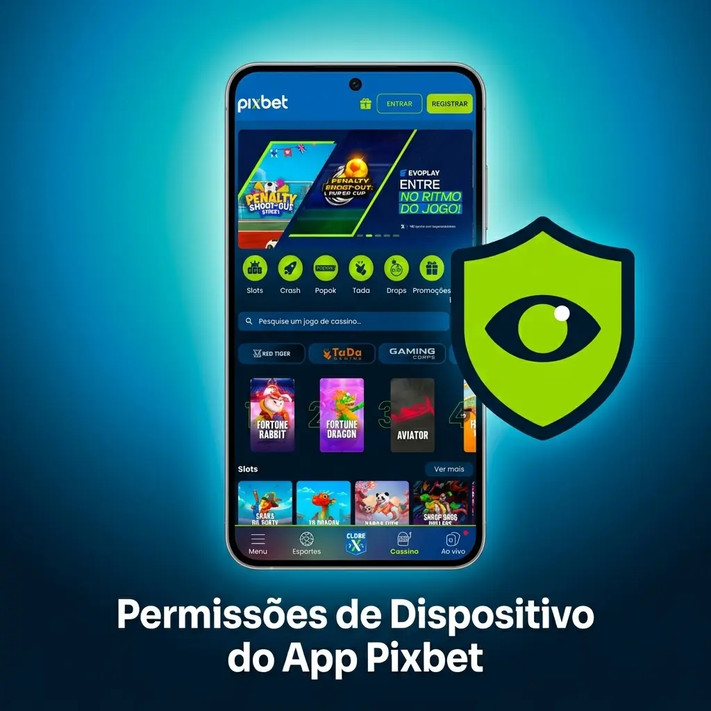 Permissões necessárias do app Pixbet no Android: internet, câmera, armazenamento e notificações para uso seguro