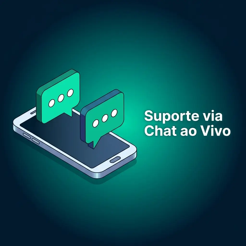 Ícone de chat ao vivo da Pixbet para suporte 24h em português via site ou aplicativo móvel
