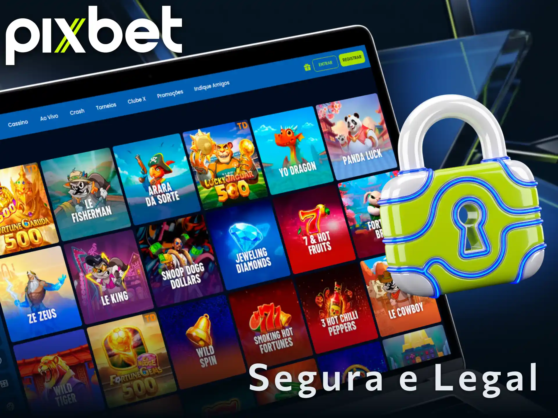 Entenda por que a Pixbet é segura e legal no Brasil.