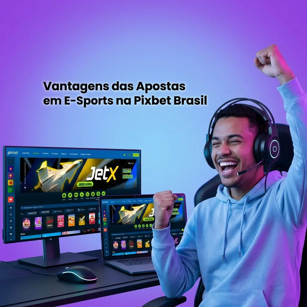 Vantagens das apostas em e-sports na Pixbet Brasil com Pix, odds competitivas e app móvel completo
