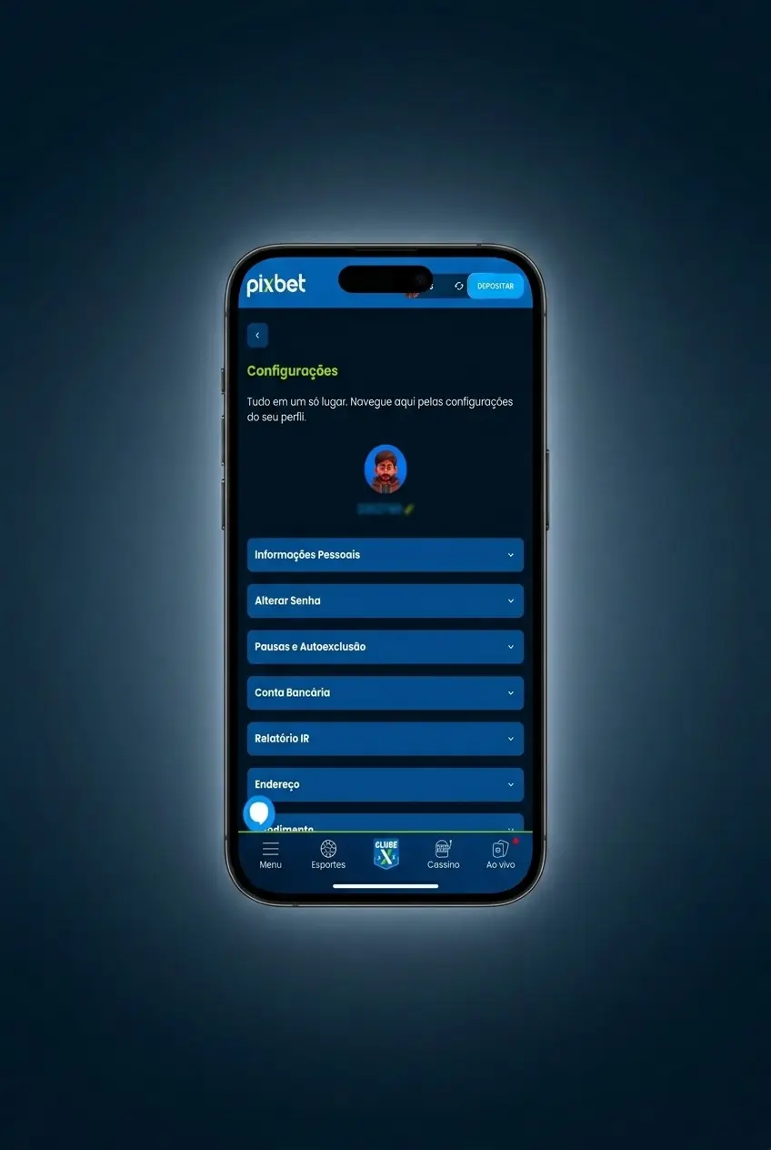 Processo de verificação de conta KYC na Pixbet com envio de documentos para liberar saques